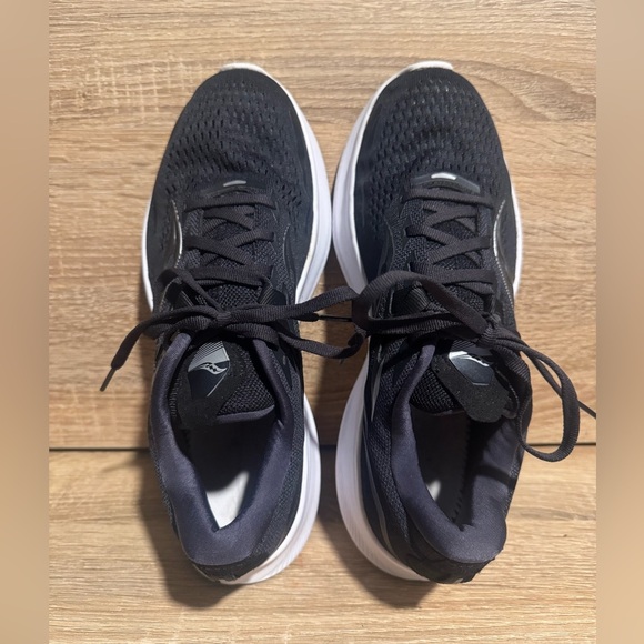 Saucony Ride 15 Fifteen women’s size 8.5 black white running sneakers gym shoes - Picture 8 of 10